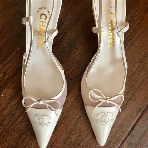 vintage chanel womens shoes|chanel heels old money.